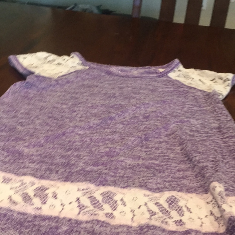 purple tee